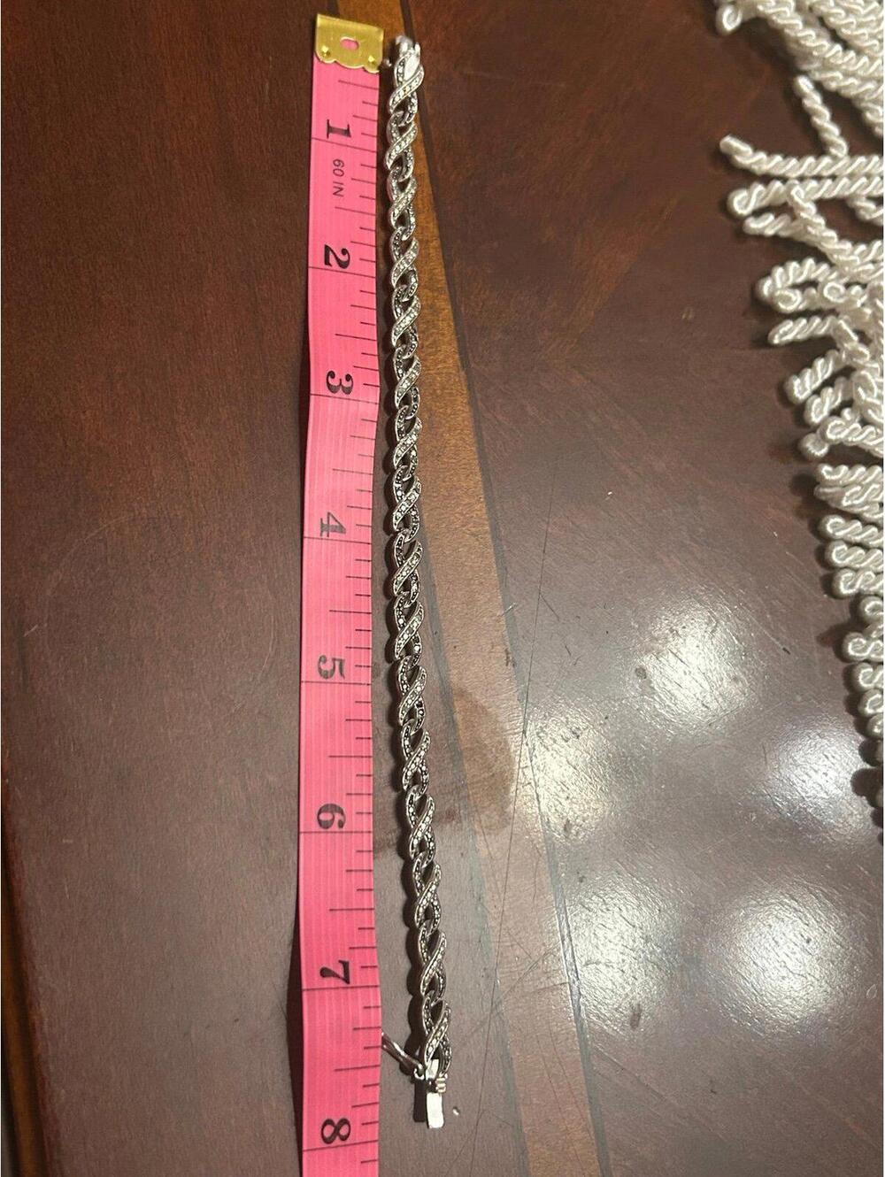 Z142 fashion bracelet tennis style 10.83g